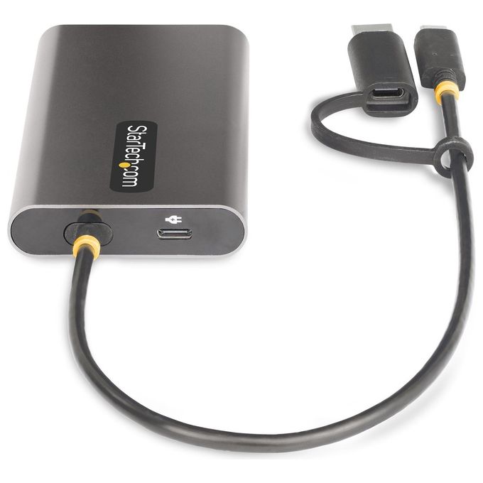 Startech.com Adattatore da Usb-c a Hdmi per Laptop 4k 60hz 100W Power Delivery Pass-through Cavo Integrato 30cm