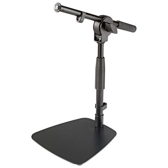 Konig and Meyer 25995 Base di Supporto da Tavolo per Microfono Nero