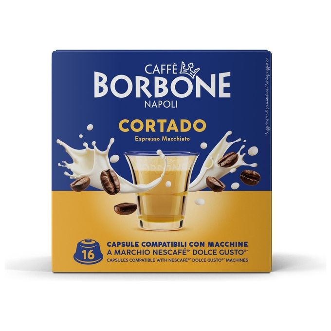 Borbone Dolce Re Cortado Sacchetto 16 Capsule Compatibili Dolce Gusto