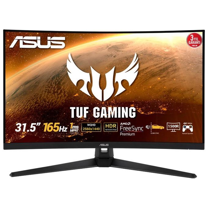 ASUS Monitor Gaming 31.5'' TUF VG32VQ1BR 2560x1440 Pixel Quad Hd Led Tempo di risposta 1 ms Frequenza di aggiornamento 165 (Hz)