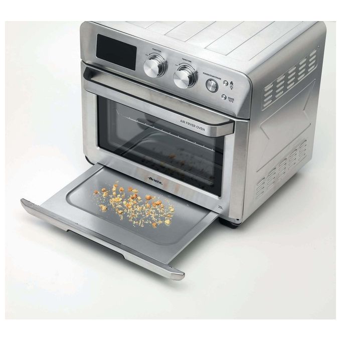 Ariete 4629 Friggitrice ad Aria e Forno 25 Litri 1700W 15 Funzioni di Cottura Silver