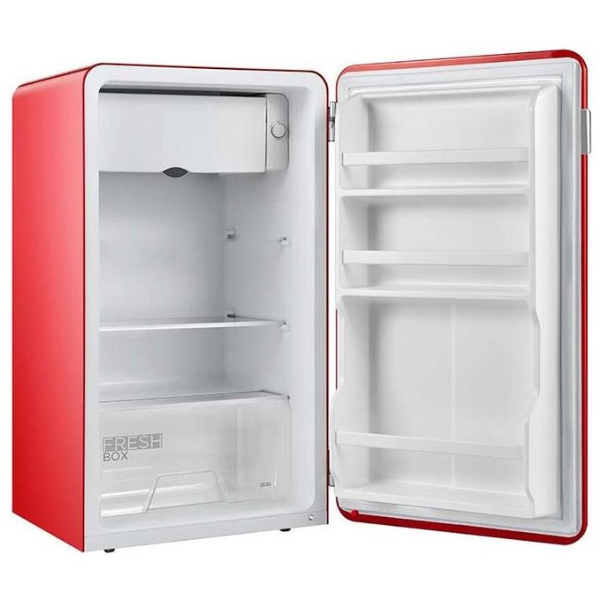 Midea MDRD142SLE32 Mini Frigo Frigobar Minibar Capacita' 93 Litri Classe energetica E Raffreddamento Statico colore Rosso