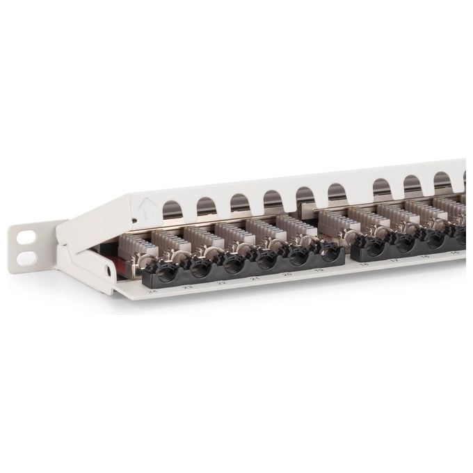Digitus DN91624SSLEAG Pannello Patch Classe Ea Cat 6a ad Alta Densita' Schermato 24 Porte