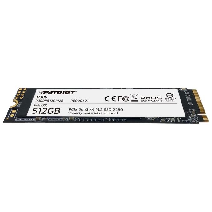 Patriot P300 M.2 Pcie Gen 3 x4 512Gb Ssd a Basso Consumo