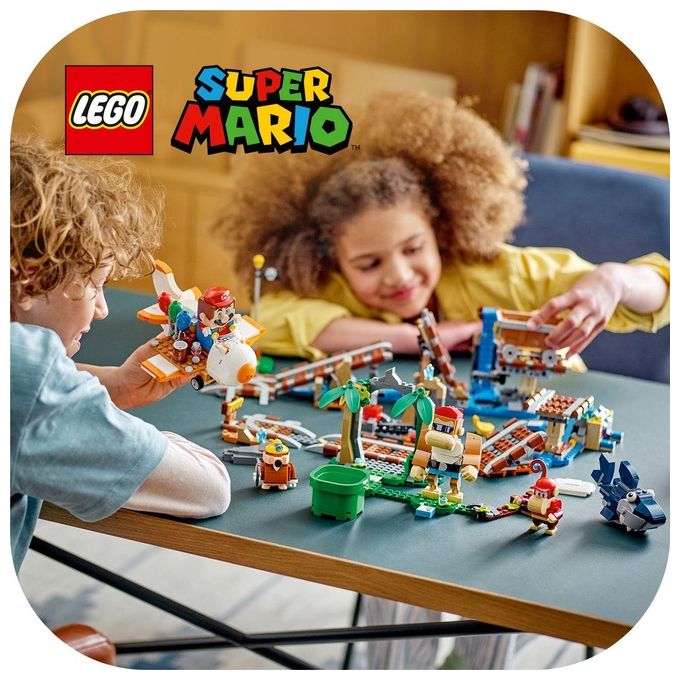 LEGO 71425 Super Mario Pack di Espansione Corsa nella Miniera di Diddy Kong Set da Costruzione con 1157 Pezzi Personaggi Inclusi Funky Kong Diddy Kong e Sfide Interattive colore Multicolore