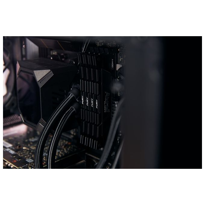 Kingston FURY Renegade DDR4 Kit 32Gb 2x16Gb DIMM 288-PIN 3600 MHz - PC4-28800 CL16 1.35 V senza Buffer non ECC Nero
