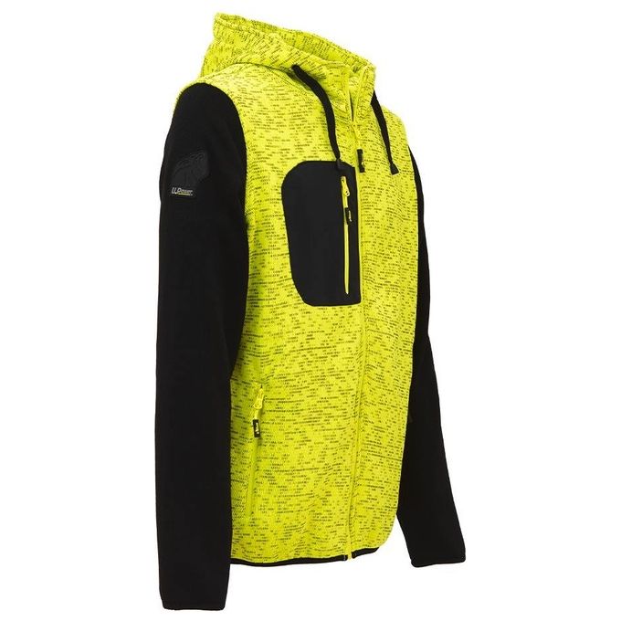 U-Power Felpa Giallo Fluo Taglia XXL Rainbow