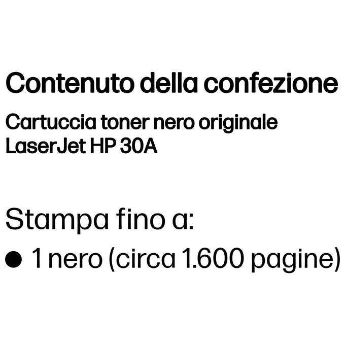 HP 30a Black Original Laserjet
