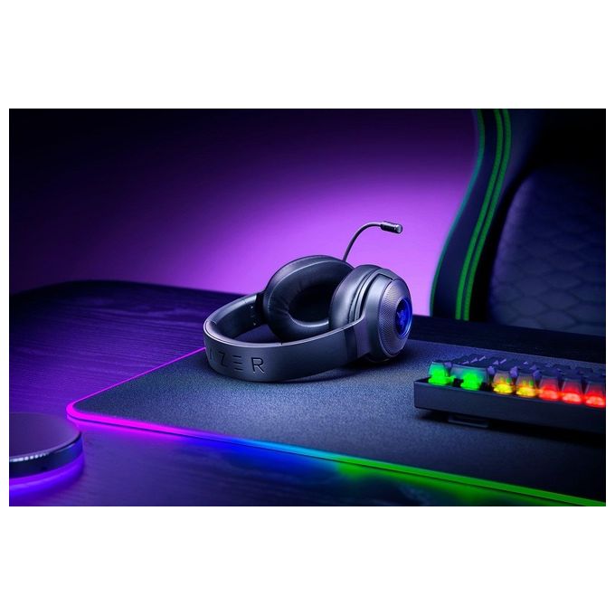 Razer Kraken V3 X Cuffie Cablate USB da Gaming Comfort Ultraleggero Nero
