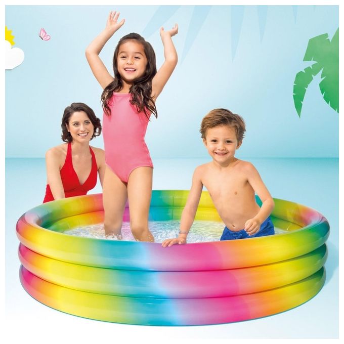 Intex Piscina Geometria Multicolore 147x33 cm