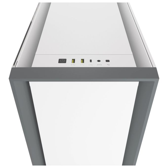Corsair 5000D Middle Tower Vetro Temperato No Power minITX-mATX-ATX Bianco