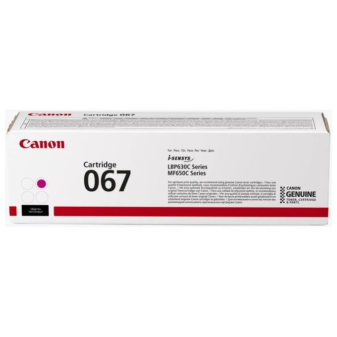 Canon 067 Cartuccia Toner 1 Pezzo Originale Magenta