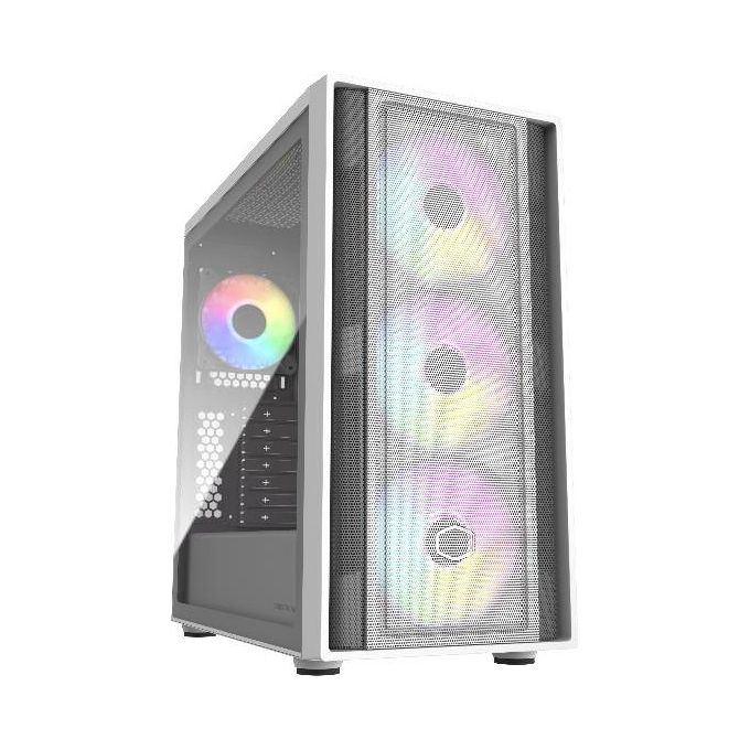 Cooler Master MasterBox 600 Case Mid-Tower E-ATX Airflow Bianco