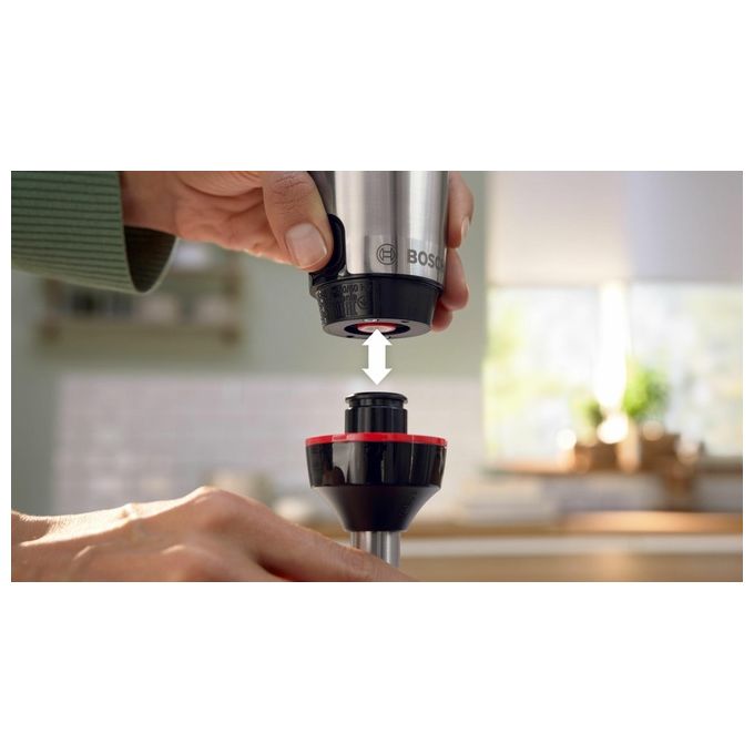 Bosch Serie 6 MSM6M610 Frullatore ad Immersione 1000W Nero-Acciaio Inossidabile