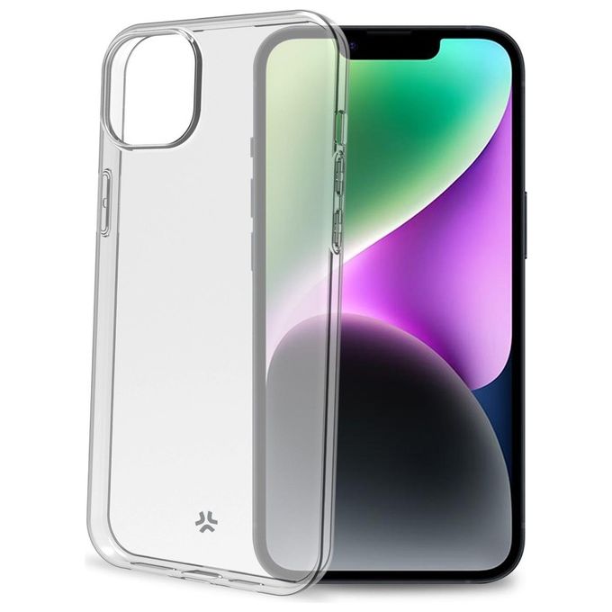Celly Tpu Cover per iPhone 15 Trasparente