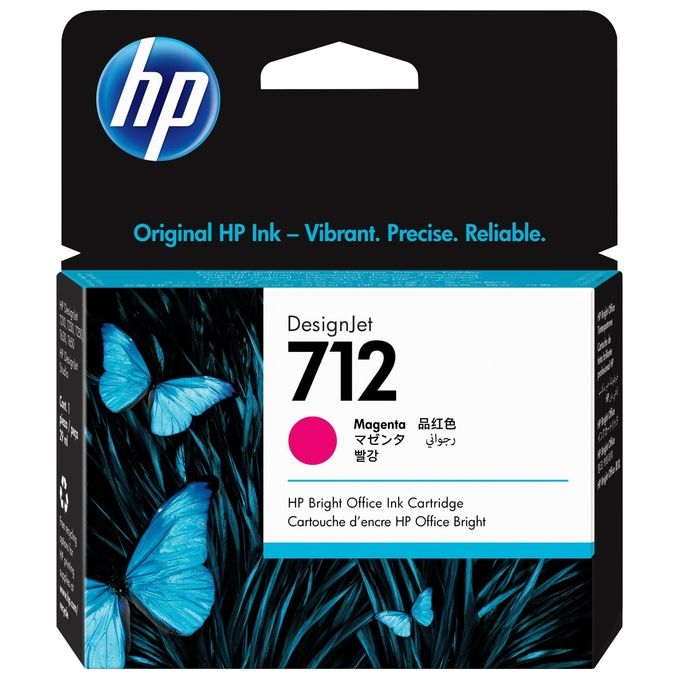 HP 712 Cartuccia Originale Magenta 1 pezzo(i)