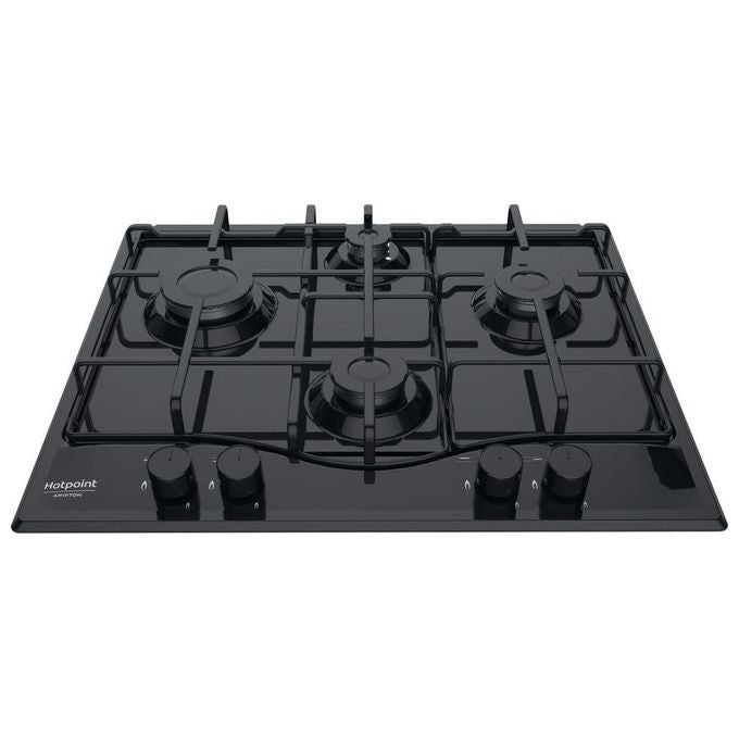 Hotpoint Ariston PCN 642 HA BK Piano Cottura a Gas 4 Zone 60 cm Nero