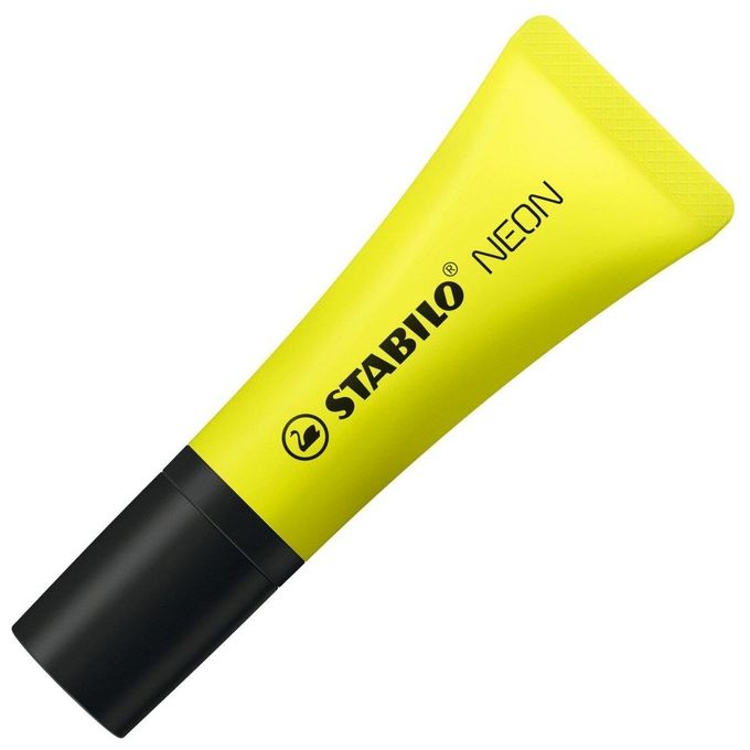 Evidenziatore - STABILO NEON - Retina da 4 - Giallo-Verde-Arancio-Rosa