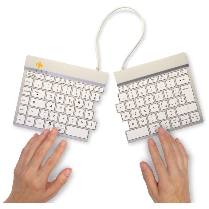 R-Go Tools Tastiera Ergonomica Split It R-Go Tools Tastiera Ergonomica Split It Bianco