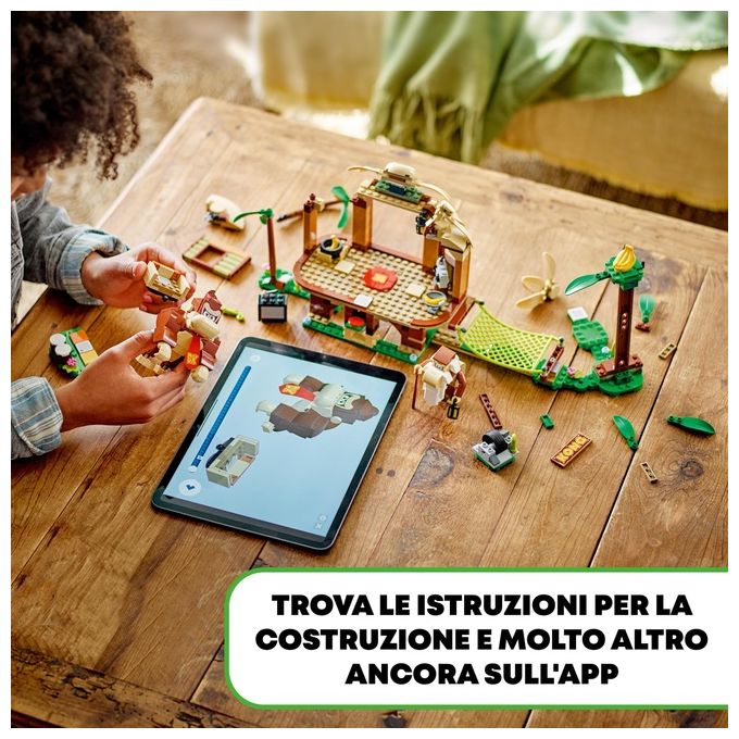 LEGO Super Mario 71424 Pack di Espansione Casa sull'Albero di Donkey Kong, Giochi per Bambini e Bambine 8+ con 2 Personaggi