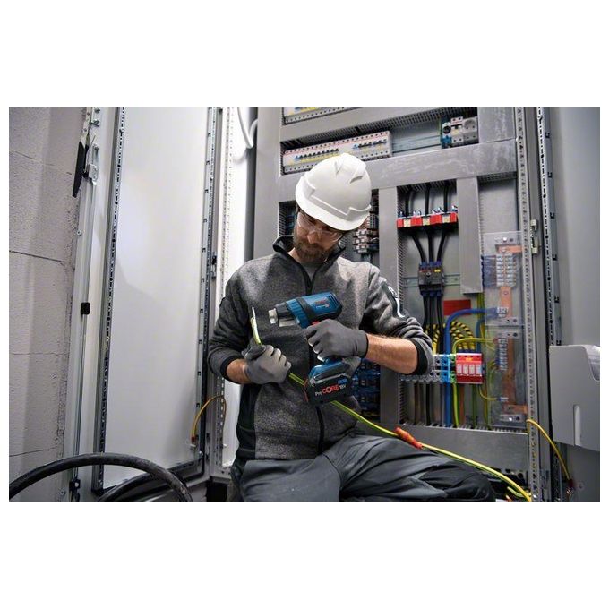 Bosch GHG 18V-50 Soffiatore d'Aria Calda a Batteria per Giardino e Lavori di Fai da Te con Prestazioni Elevate e Design Ergonomico