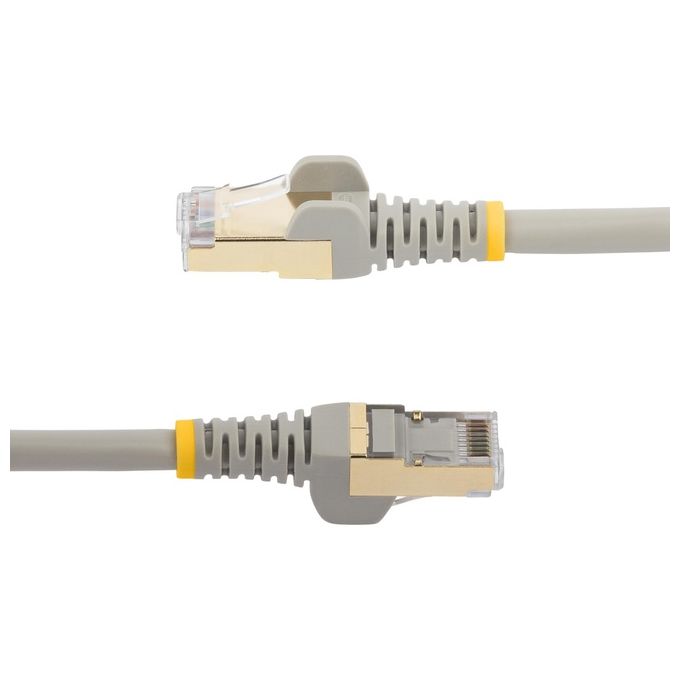 Startech Cavo Patch Cat6a da 7,5mt Schermato Stp Filo di Rame Connettore Antistrappo Grigio