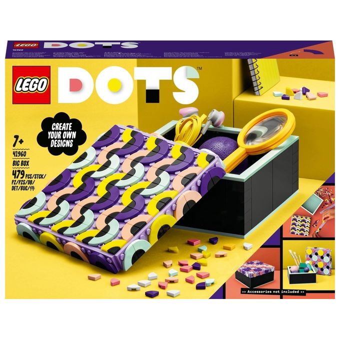 LEGO Dots My Big Box Set Creativo per Realizzare Gioielli e Decorazioni Personalizzate