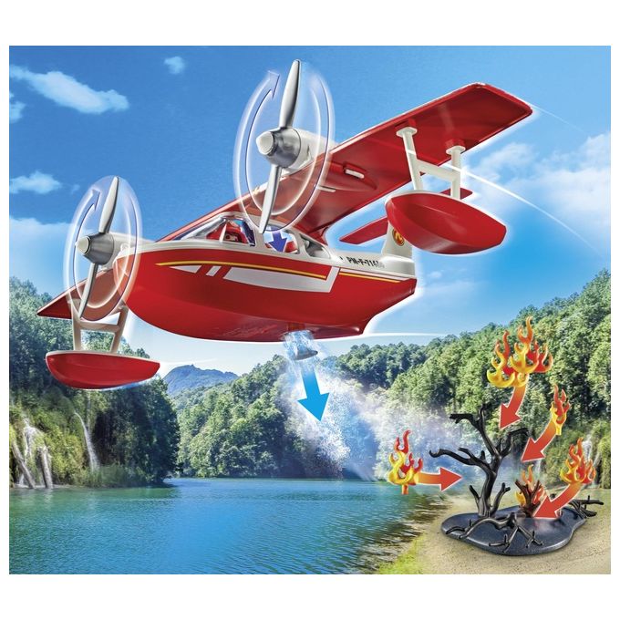 Playmobil Action Heroes Idrovolante dei Pompieri