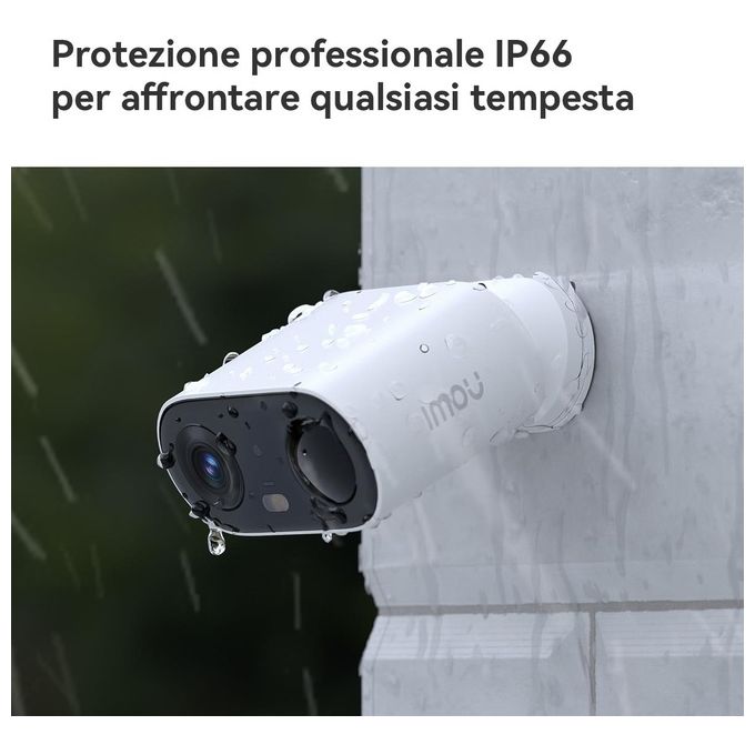 Imou Security Cameras Cell Go Full Color Kit Telecame 2k (3mp)  Pannello Solare