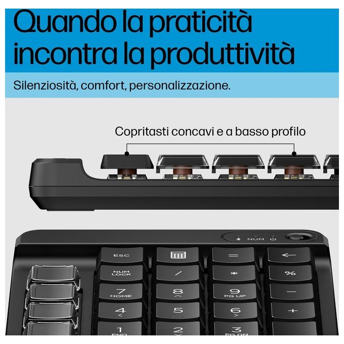 Hp 435 Tastierino Numerico Bluetooth Wireless