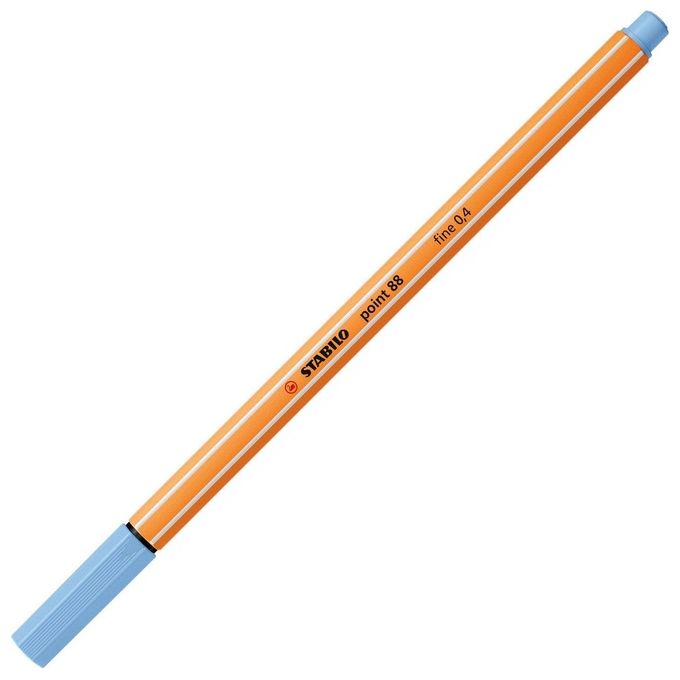 Stabilo Confezione 10 Pezzi Fine Liner Point 88 Blu Cobalto