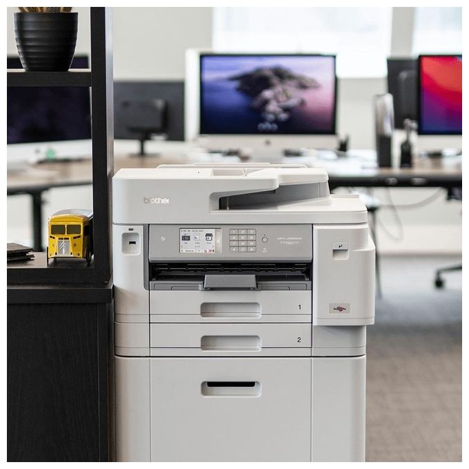 Brother MFC-J5955DW Stampante Inkjet Multifunzione a colori con stampa fino al formato A3, PCL, duplex, ADF, doppio cassetto, rete wireless e cablata, NFC