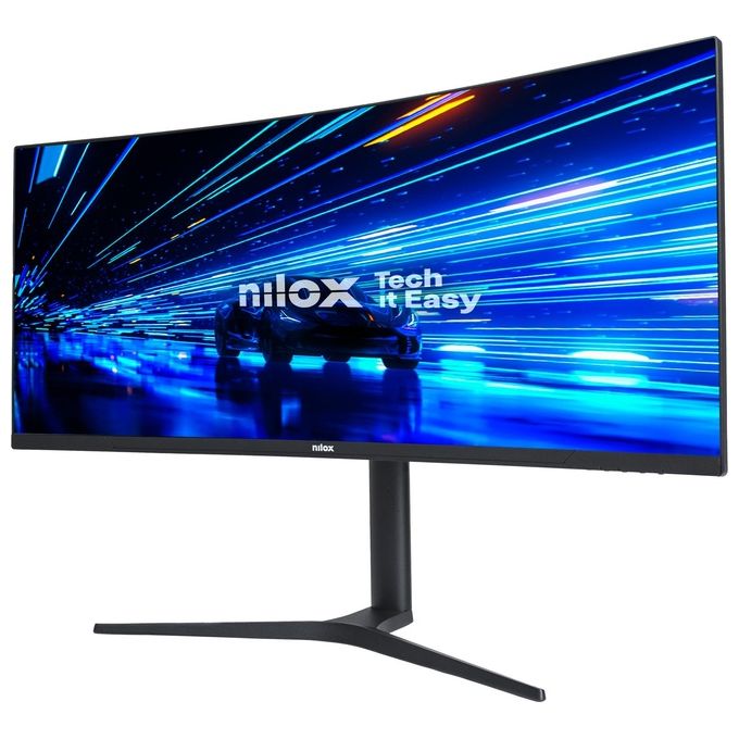 Nilox NXM344KD11 Monitor per Pc 34'' Ultrawide 4K Curvo