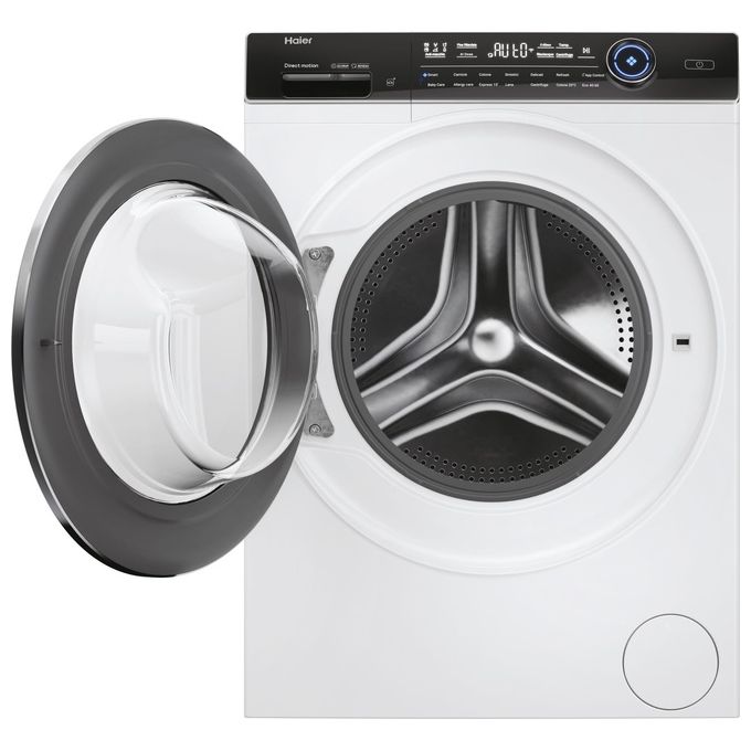 Haier HW90BD14979EUGIT I-Pro Serie 7 Plus Lavatrice Frontale 9 Kg 1400 rpm Classe A Vapore Wi-Fi Direct Motion (85x59x49 cm) colore Bianco