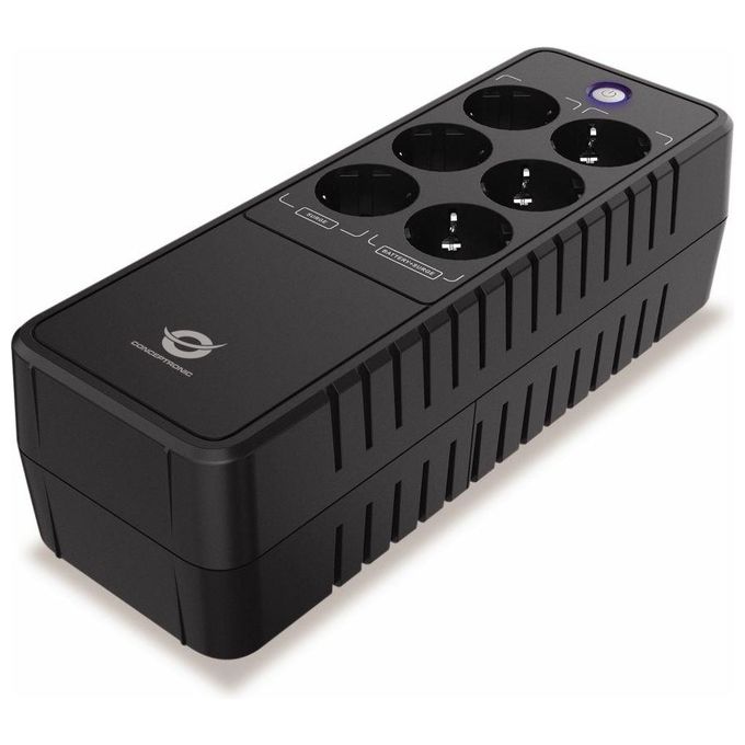 Conceptronic ZEUS09E Gruppo di Continuita' Ups Standby Offline 0.85 Kva 490W 6 Prese Ac