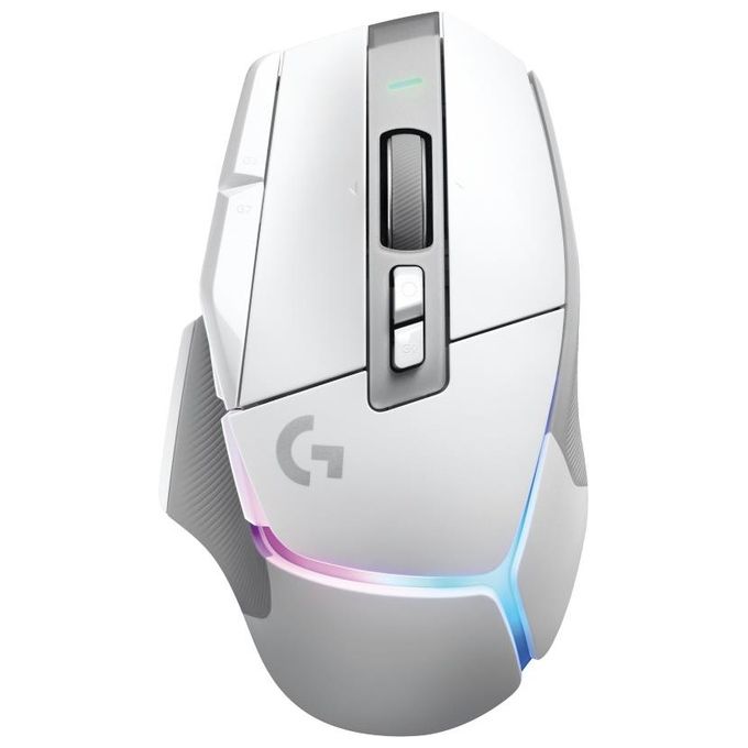 Logitech G502 X Plus Mouse Gaming Wireless Lightspeed Rgb  Logitech Blue Yeti Kit Game Streaming con Microfono Gaming Usb Yeti Bianco