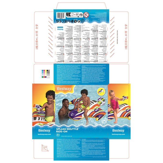 Bestway Gonfiabile Splash Shuttle con Pistola Acqua