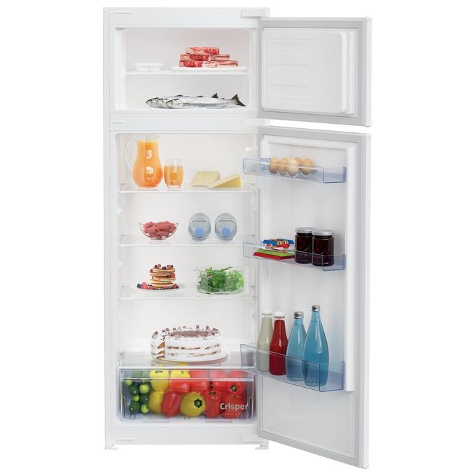 BEKO BDSA250K4SN Frigorifero da Incasso Doppia Porta Altezza 144 cm Classe E Bianco