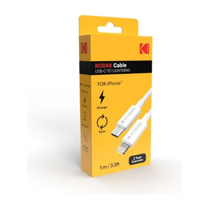 Kodak Cavo di Ricarica Smartphone da Usb-C a Lightning 1mt