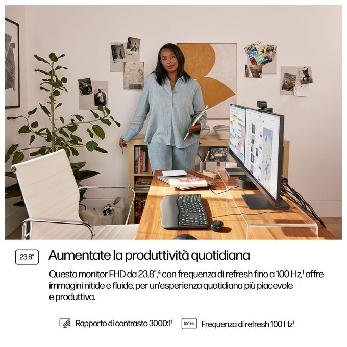 HP Series 3 Pro Monitor Serie 3 Pro Full HD da 23.8'' - 324pv