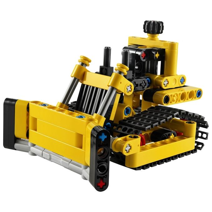 LEGO Technic 42163 Bulldozer da Cantiere, Giochi per Bambini e Bambine di 7+ Anni, Regalo per Amanti dei Veicoli Giocattolo
