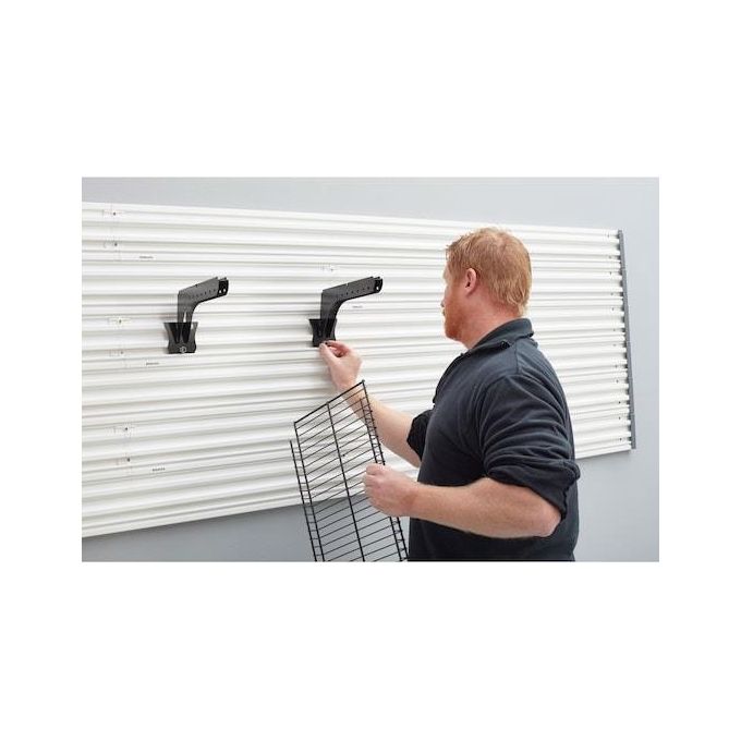 Stanley Supporto Singolo Reggipiano per Binario Modulare Trackwall