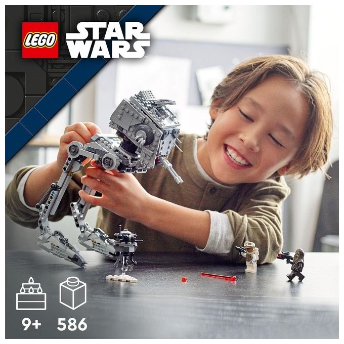 LEGO Star Wars At-St di Hoth con Minifigure di Chewbacca e Droide