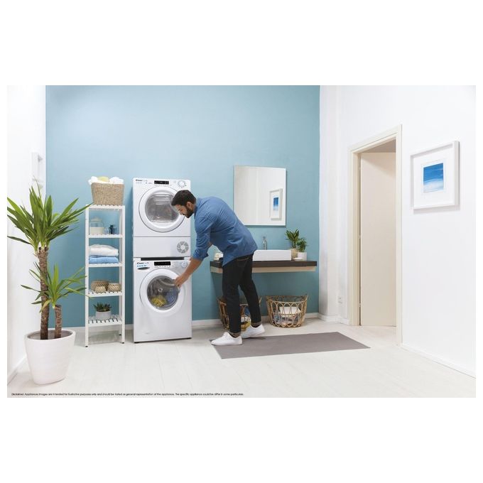 Candy CSOE H7A2DE-S Smart Pro Asciugatrice a Pompa di Calore Classe energetica A++ Capacita' di carico 7 Kg