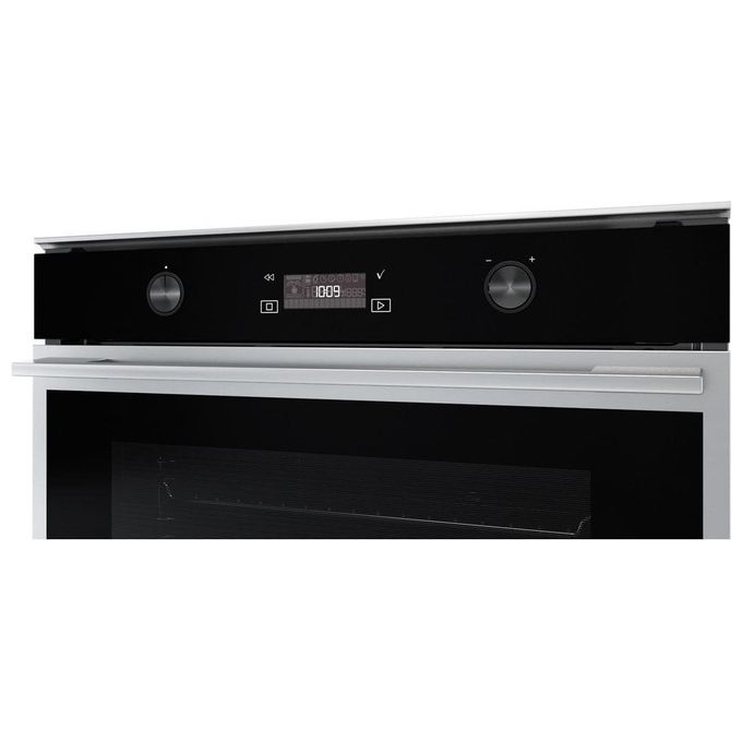 Whirlpool W7 OM5 4 H Forno Elettrico Multifunzione da Incasso Autopulente Capacita' 73 Litri Classe energetica A+ Tecnologia Sesto Senso Ready2cook Cook4 Cook3 StarClean 8 Funzioni 60 cm Acciaio Inox