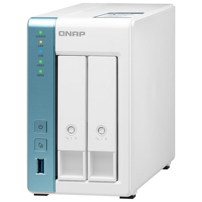 Qnap TS-231P3 AL314 Collegamento Ethernet Lan Tower Bianco Nas