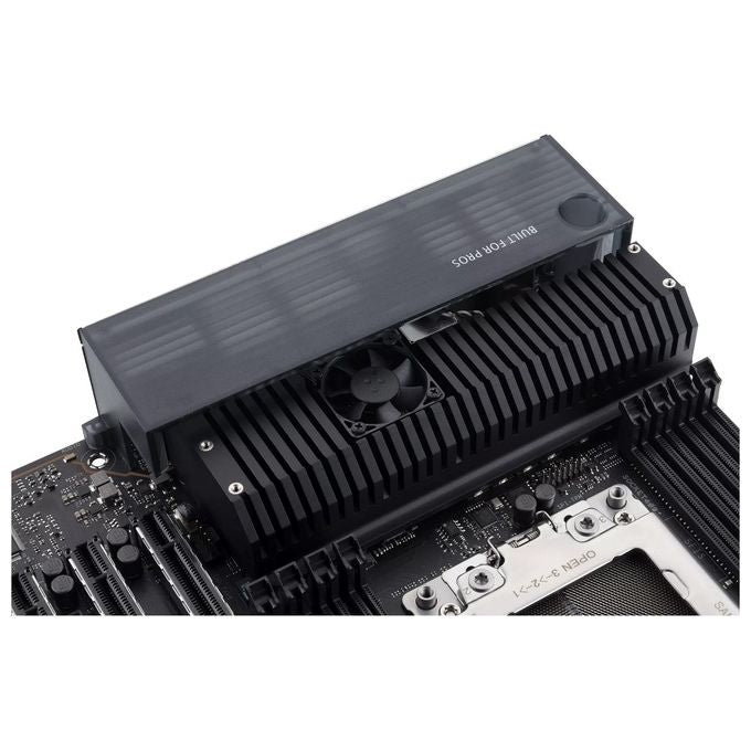 ASUS Pro WS WRX80E-SAGE SE WIFI Scheda Madre, EATX, AMD WRX80, Socket sWRX8, 8 Slot DIMM DDR4, 7 x PCIe 4.0, 3 x M.2, 8 x SATA, Intel WiFi 6, 10Gb LAN, Realtek 7.1 Surround, USB-C 3.2 Gen 2x2, Nero