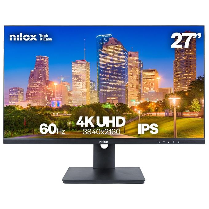 Nilox NXM274KD11 Monitor per Pc 27'' Ultra HD Ips 4K