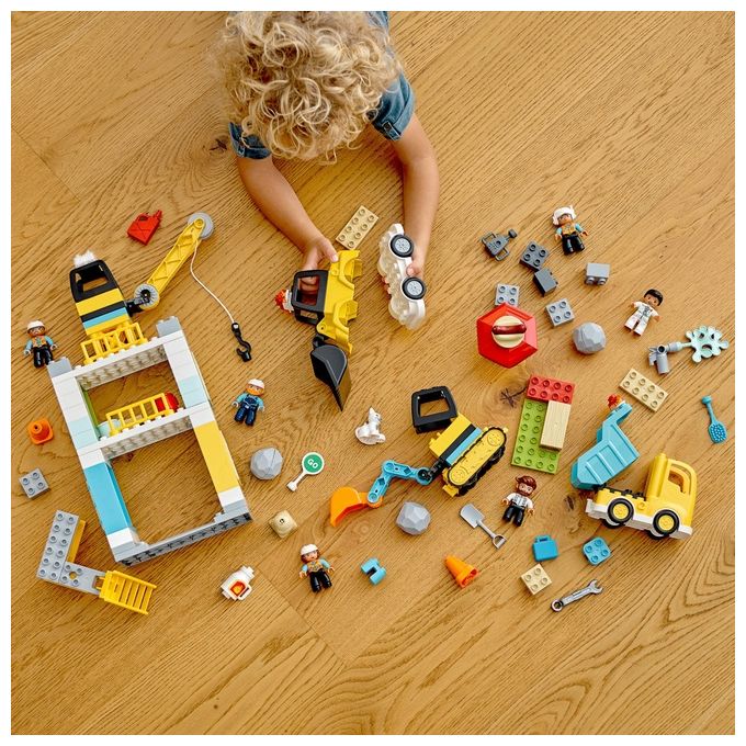 LEGO Duplo Town Cantiere Con Gru a Torre