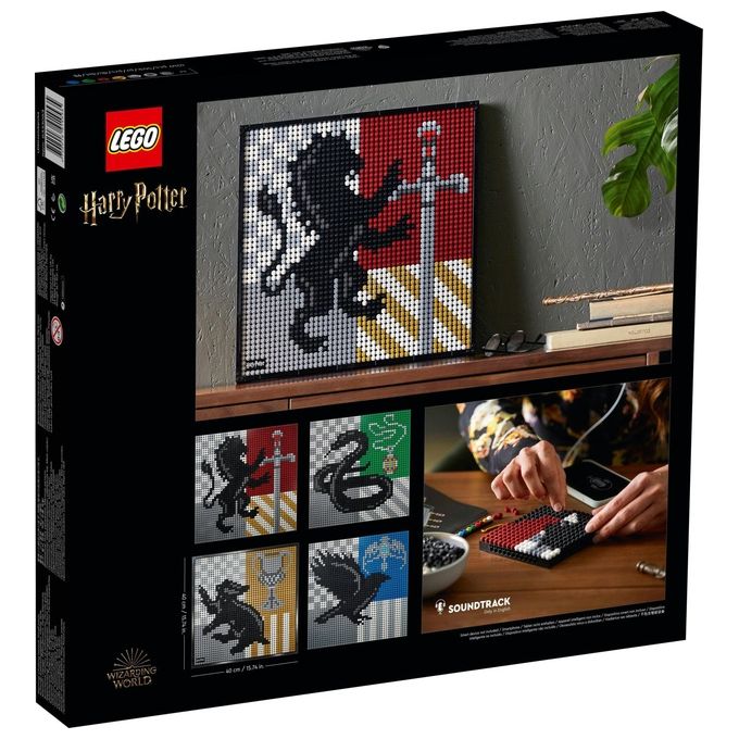 LEGO Art Harry Potter Hogwarts Crests